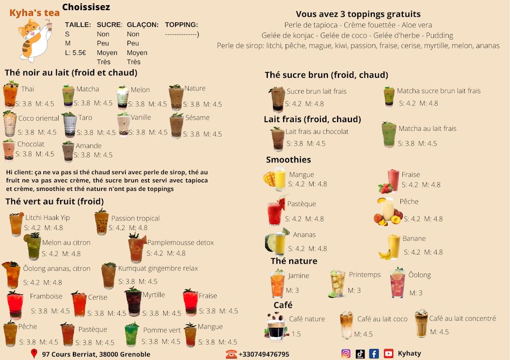 KYHATY (Kyha's tea) - Menu Image 2